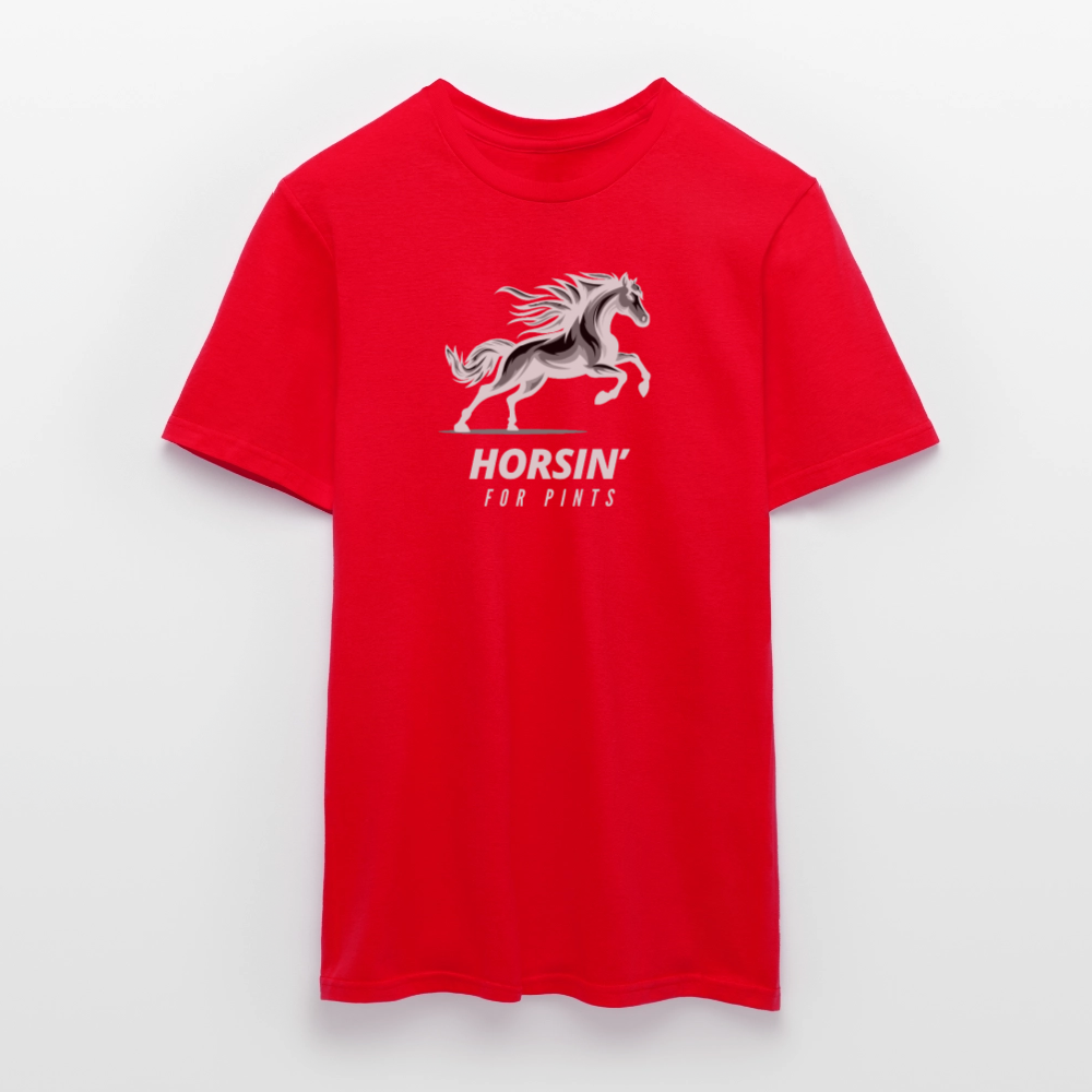 Horsin' for pints - red