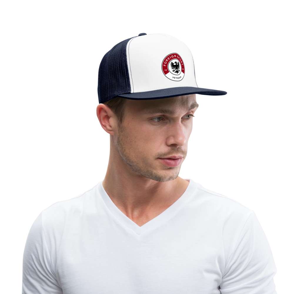 Foreign Sport Trucker Cap - white/navy