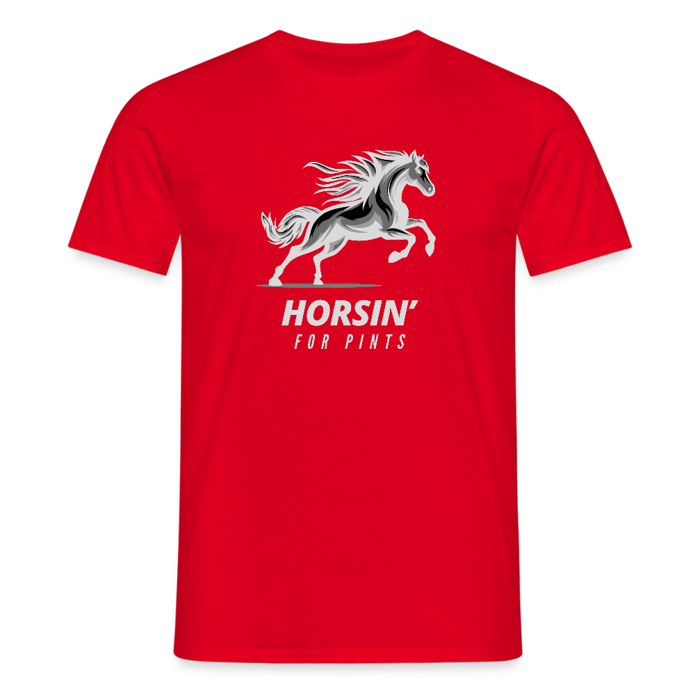 Horsin' for pints - red