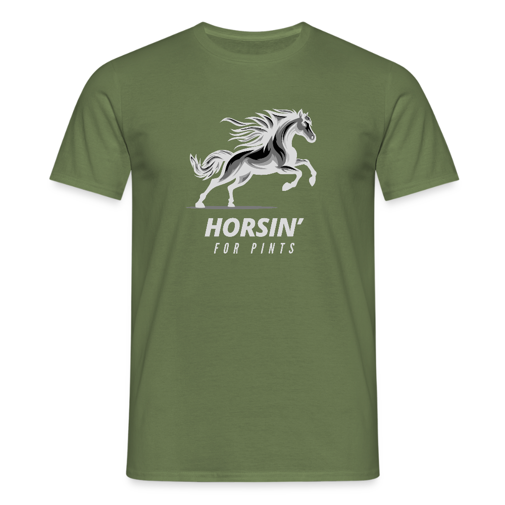 Horsin' for pints - military green