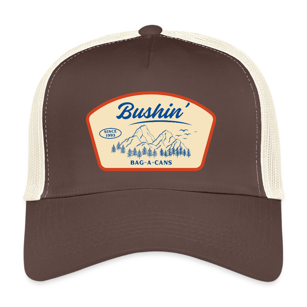 Bushin' Trucker Cap - brown/beige