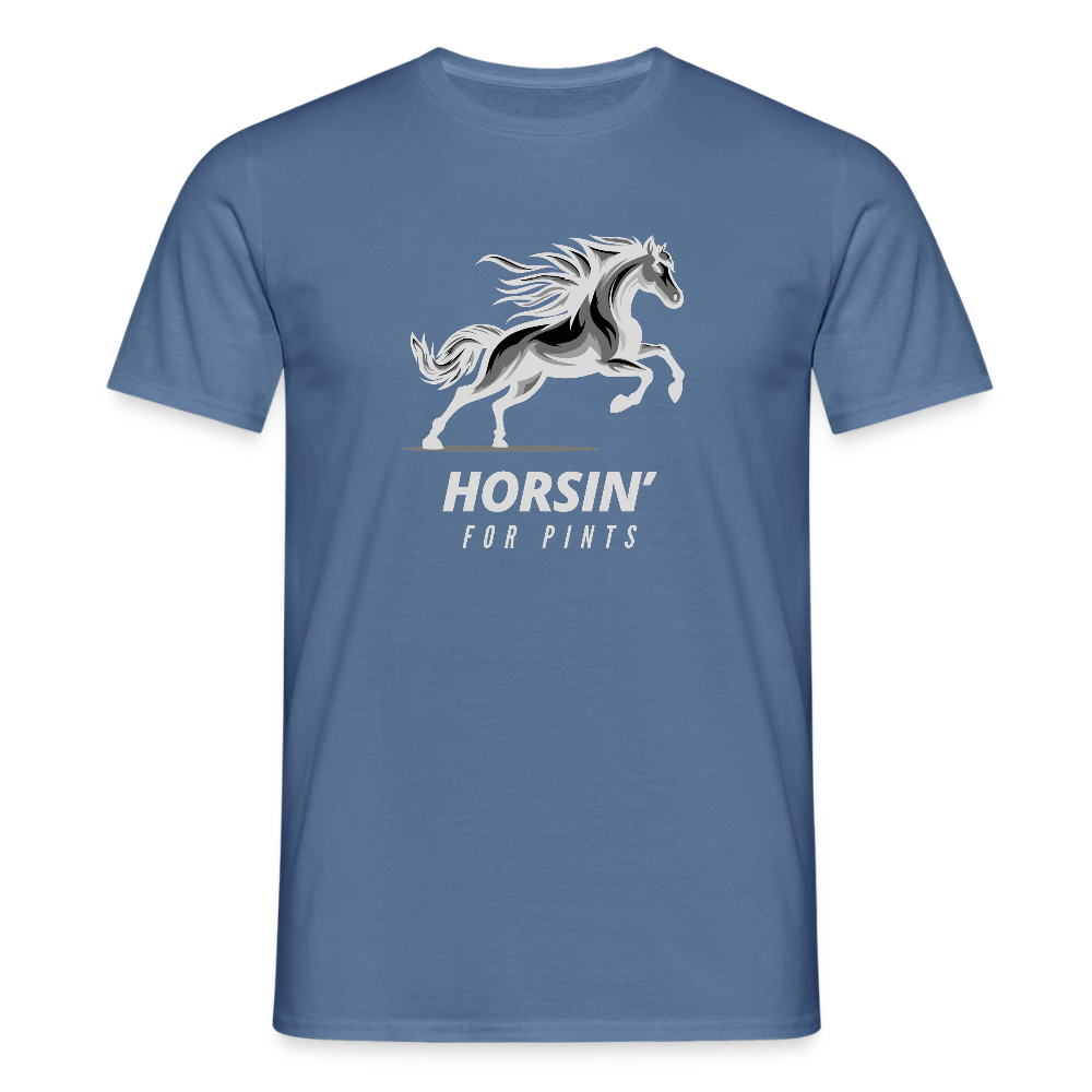 Horsin' for pints - dove blue 
